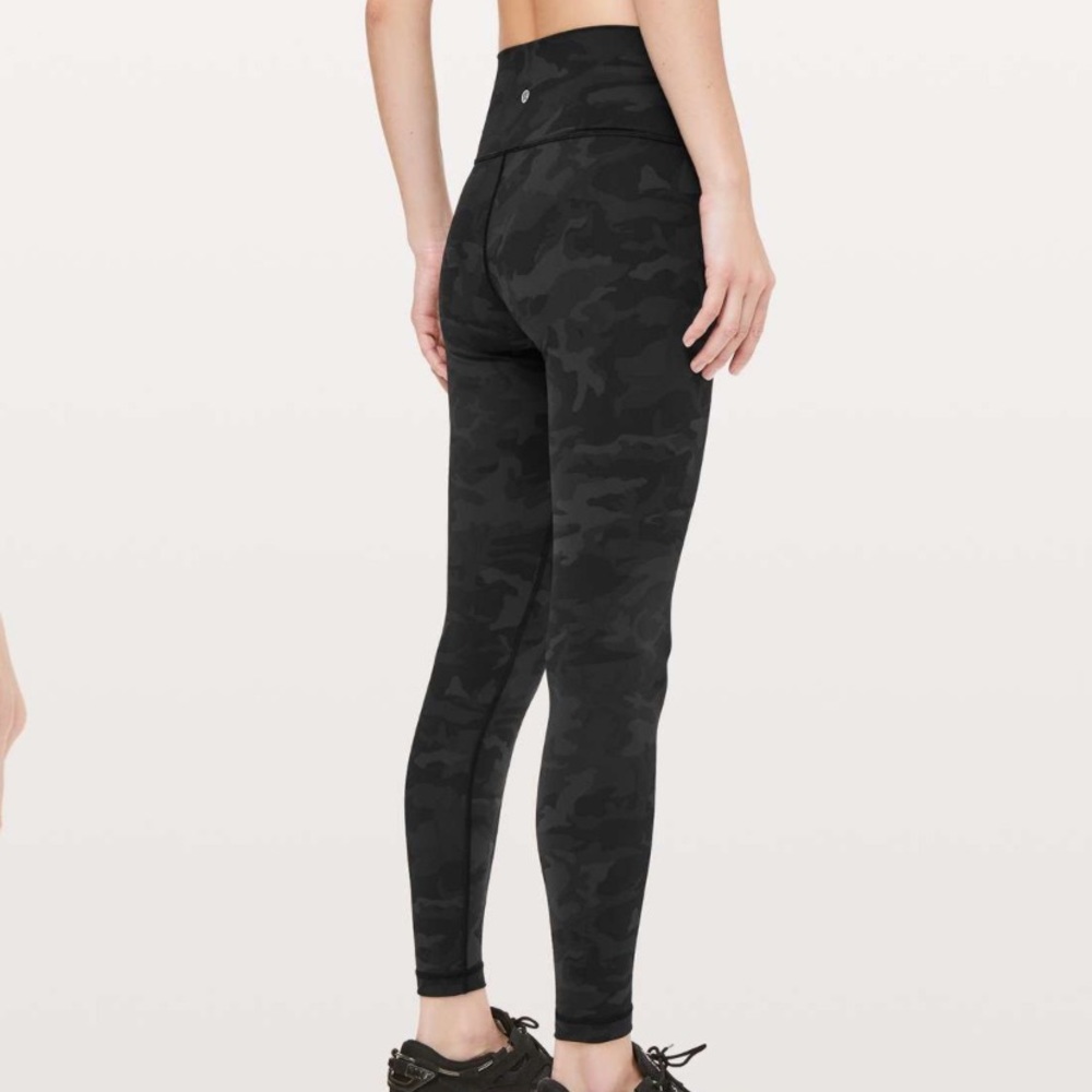 lululemon athletica Dark Patterned Ankle Leggings